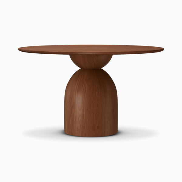 Sigrid Round Wood Dining Table - Hình ảnh 4