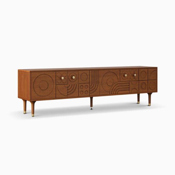 Ludovic Wood TV Stand, 78" - Image 8