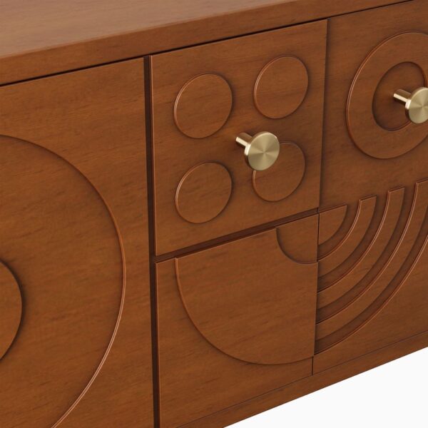 Ludovic Wood TV Stand, 78" - Image 4