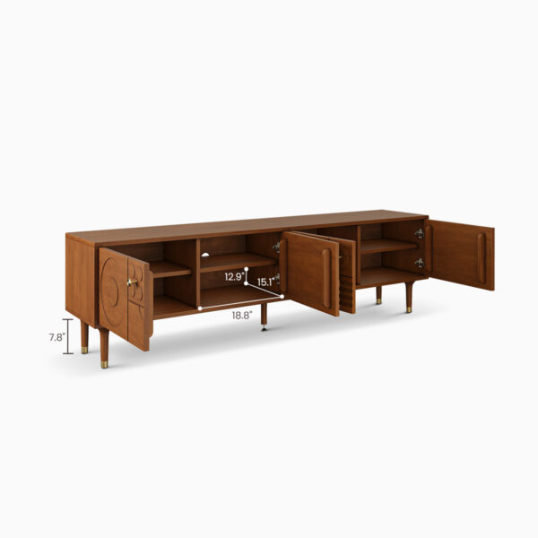 Ludovic Wood TV Stand, 78" - Image 9