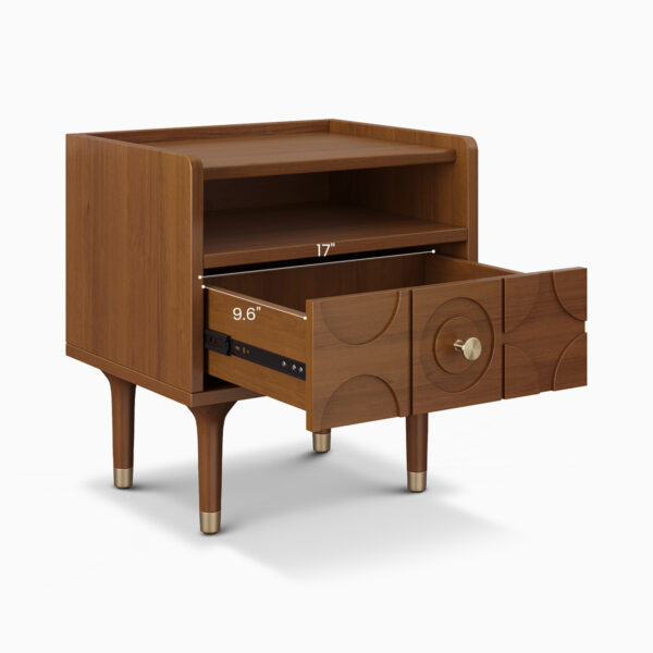Ludovic Wood Nightstand - Hình ảnh 13