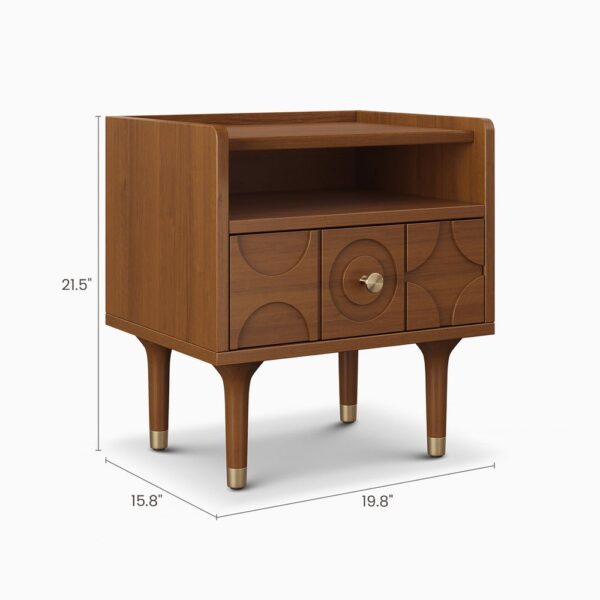 Ludovic Wood Nightstand - Hình ảnh 12
