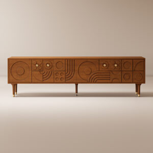 Ludovic Wood TV Stand, 78"