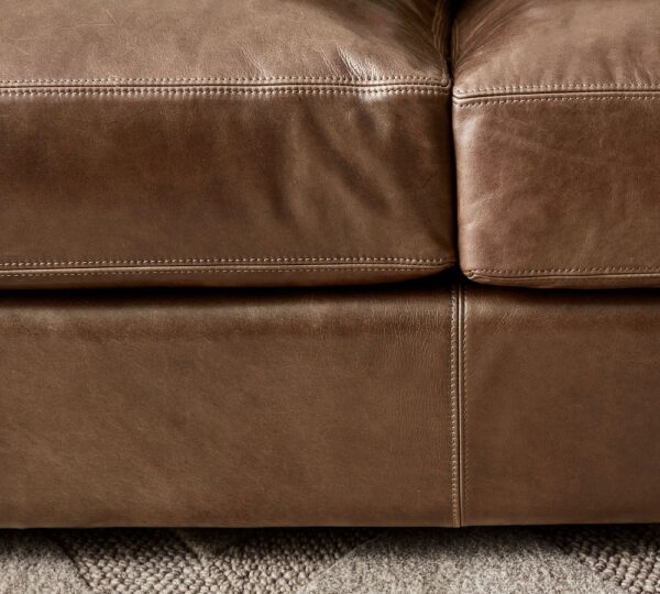 Turner Square Arm Leather Sleeper Sofa - Hình ảnh 3
