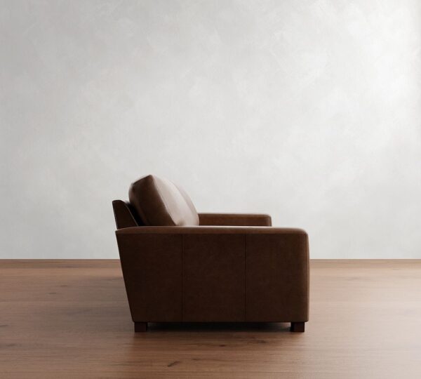 Turner Square Arm Leather Sleeper Sofa - Hình ảnh 8