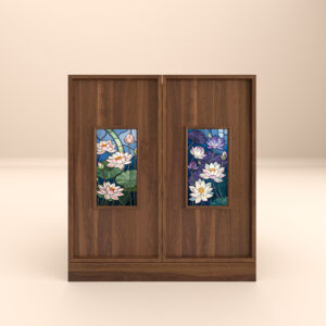 Wine Lotus Cabinet