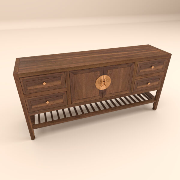 CABINET WALNUT 03 - Image 2